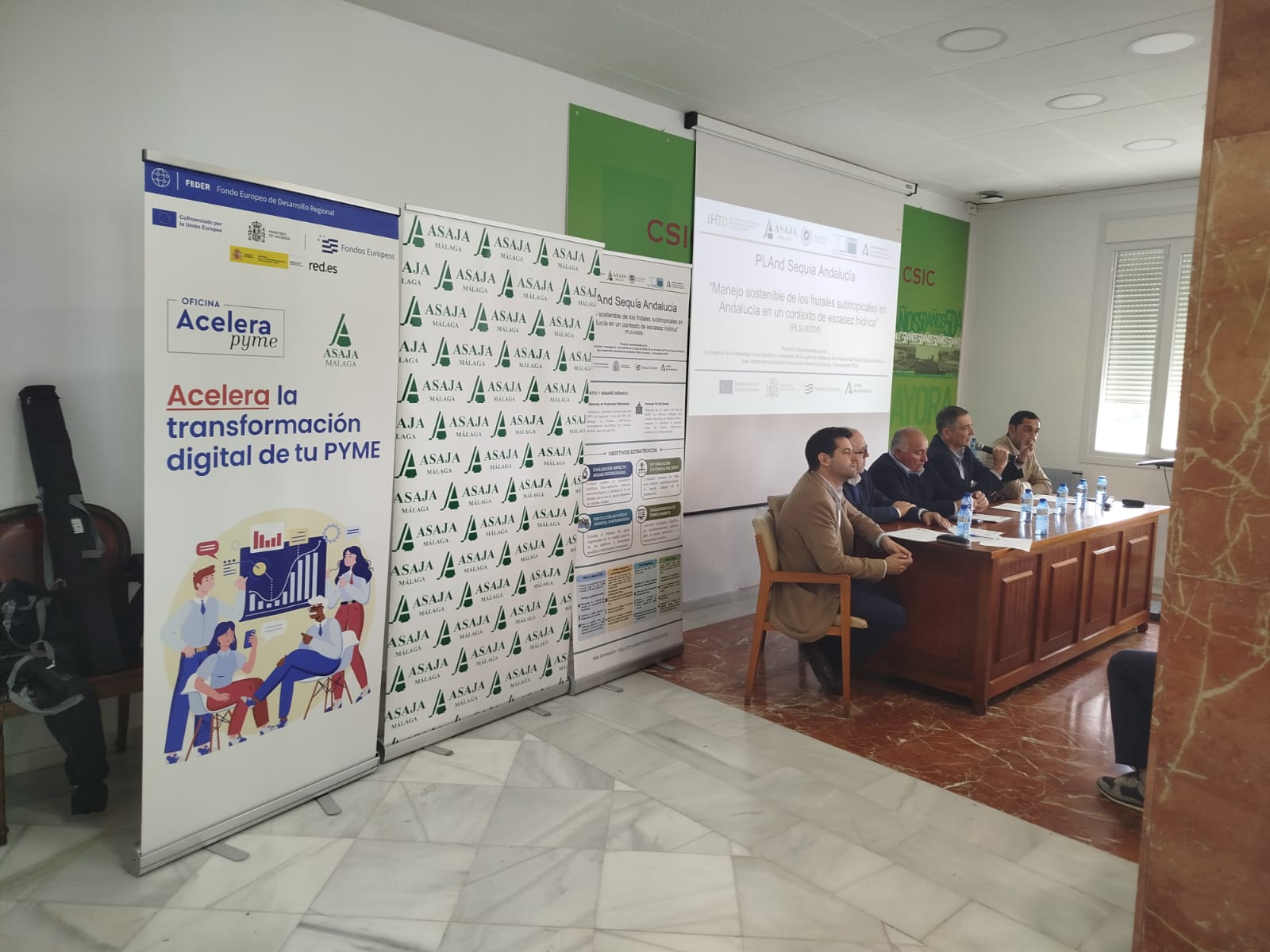 Manejo Sostenible de los frutales subtropicales en Andalucía en contexto de escasez hídrica» dentro PLAnd Sequía Andalucía.