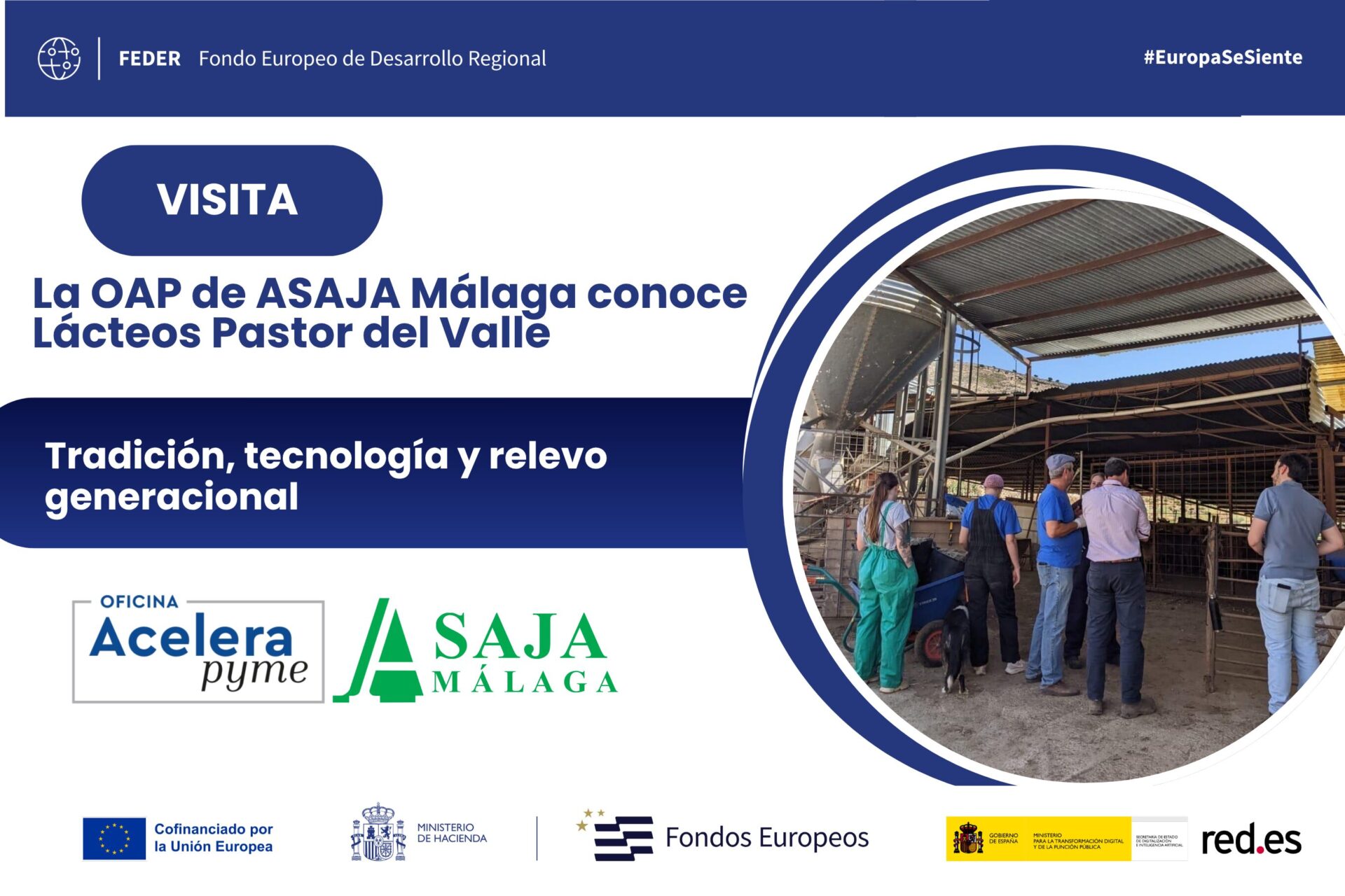 Tradición, tecnología y relevo generacional: Visitamos Lácteos Pastor del Valle con la OAP de ASAJA Málaga