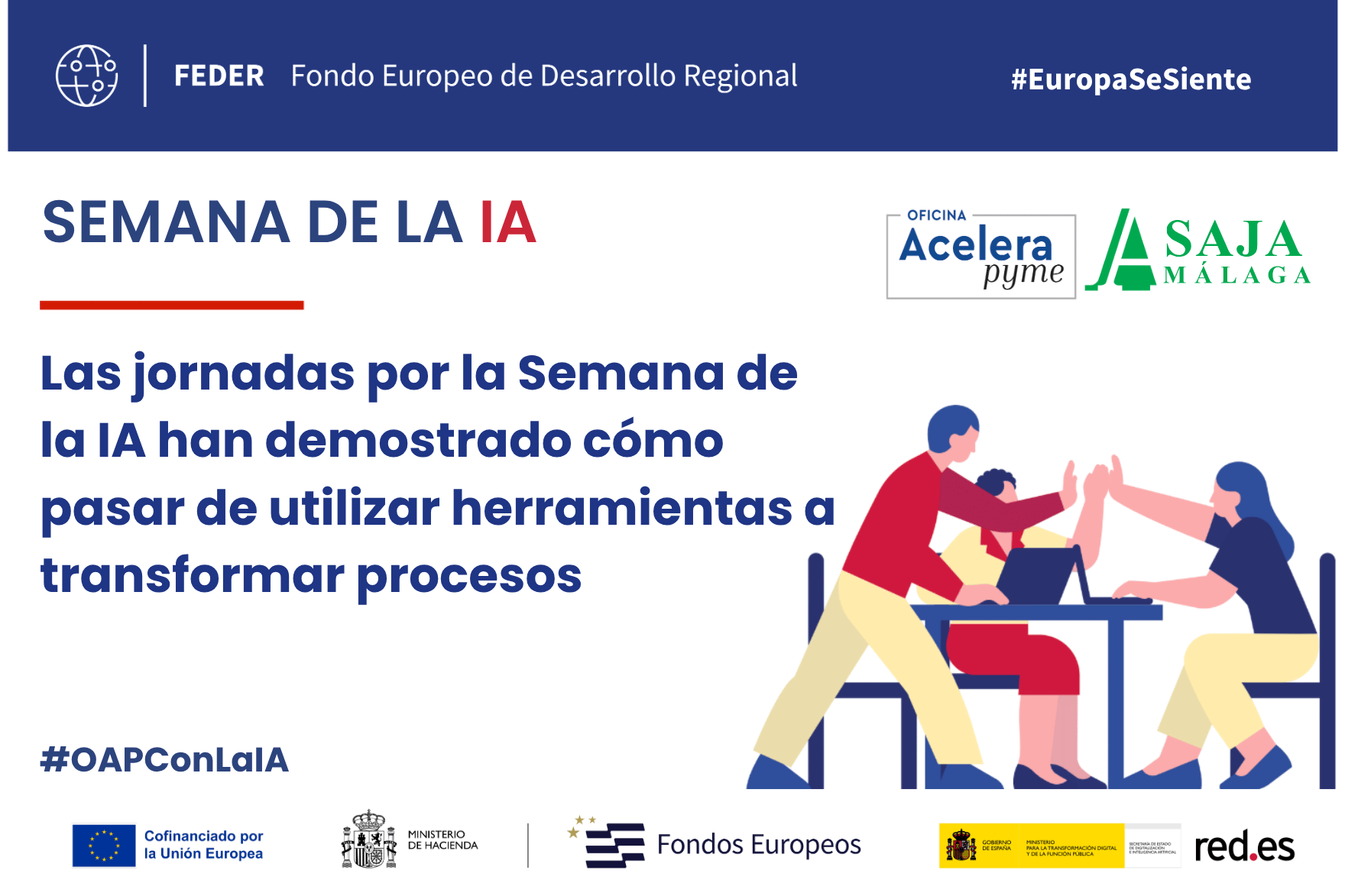 Las jornadas por la Semana de la IA han demostrado cómo pasar de utilizar herramientas a transformar procesos